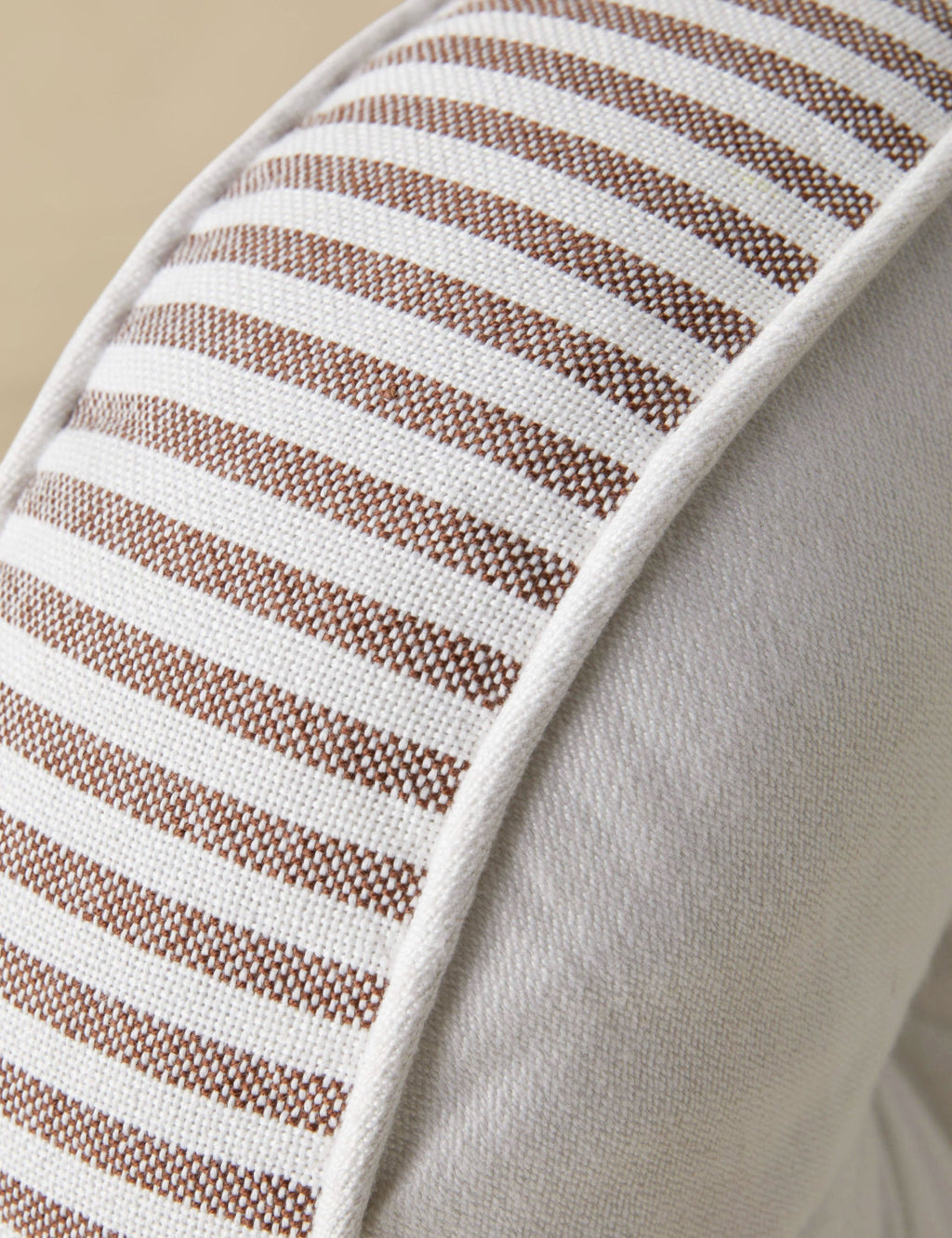 Luna Striped Disc Pillow | Chic Outdoor Accent