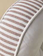 Luna Striped Disc Pillow | Chic Outdoor Accent