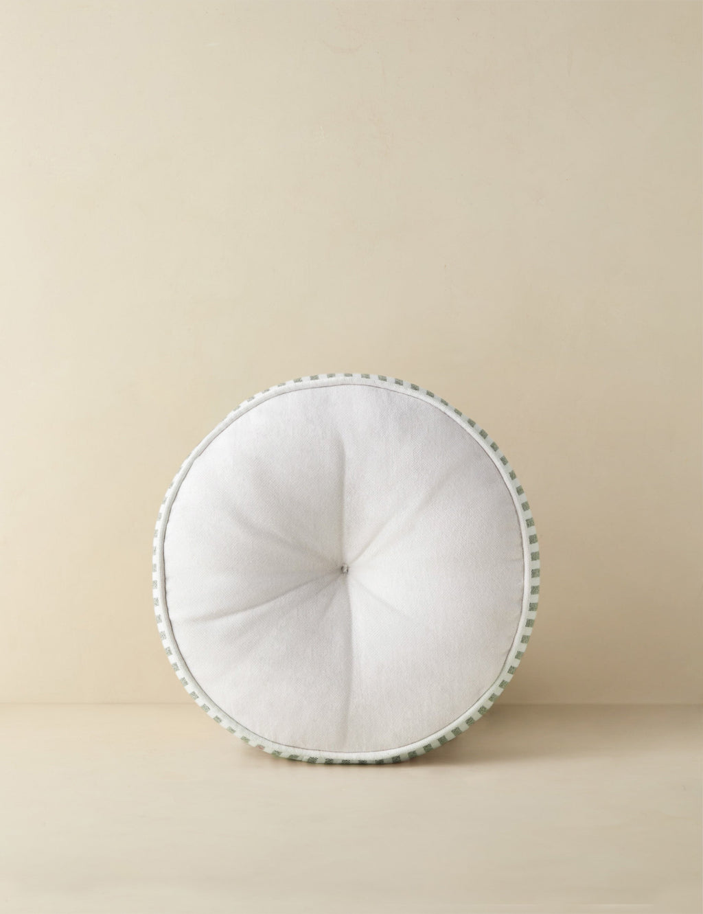 Luna Striped Disc Pillow | Chic Outdoor Accent