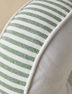 Luna Striped Disc Pillow | Chic Outdoor Accent