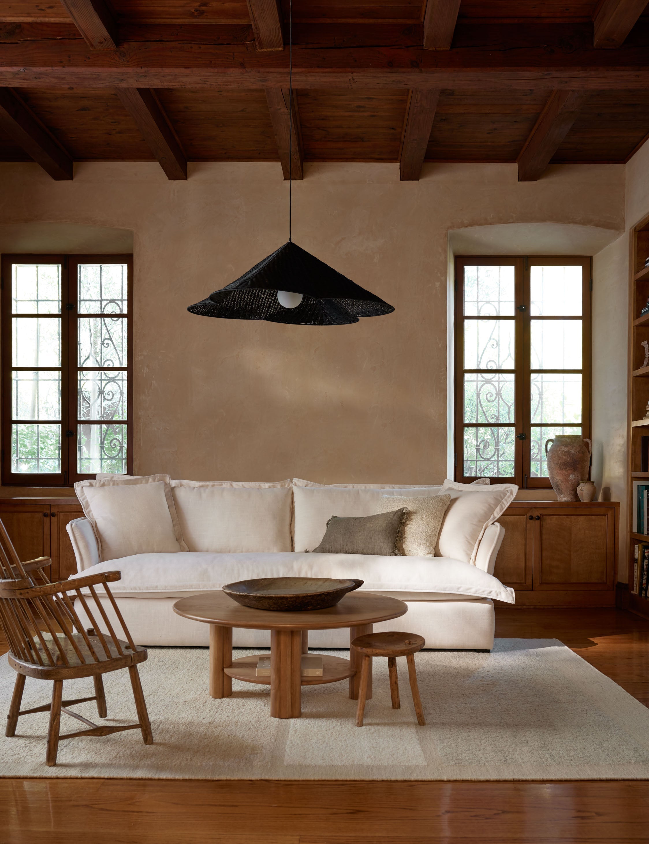 Kairo Pendant Light | Woven Wicker Design, Modern Silhouette