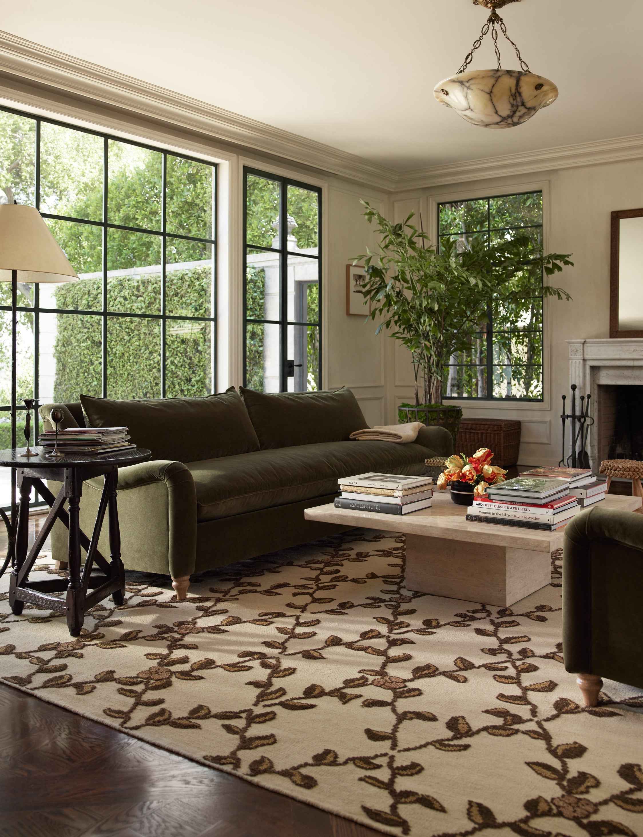 Mira Coffee Table | Solid Travertine, Monolithic Design