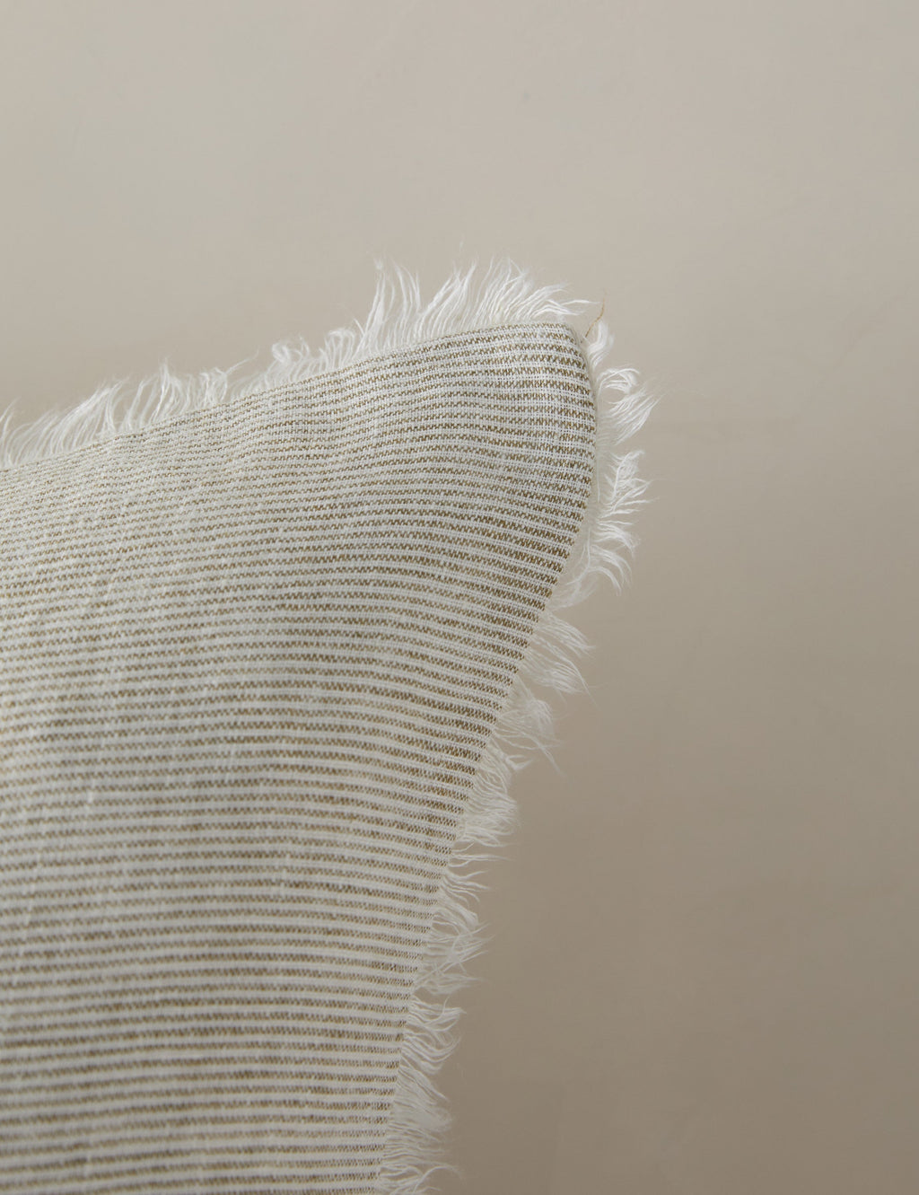Luna Linen Sham | Heathered Texture, Shell Button Closures