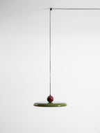 Modern Disc LED Plug-in Pendant Light 1-Light