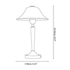 Thamior – Old-fashioned Table Lamp with Classic Shape and Warm Glow