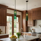 Mouth-Blown Long Tube Glass Pendant Light