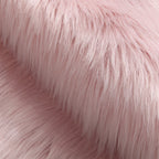 Round Plush Carpet Soft Polyester Fiber Nordic Style Machine Washable