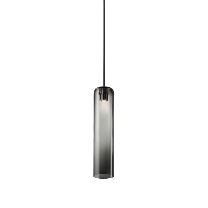 Mouth-Blown Long Tube Glass Pendant Light