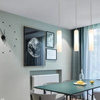 Mouth-Blown Long Tube Glass Pendant Light
