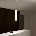 Mouth-Blown Long Tube Glass Pendant Light