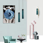 Mouth-Blown Long Tube Glass Pendant Light