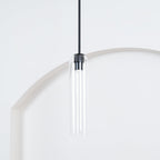Mouth-Blown Long Tube Glass Pendant Light