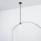 Mouth-Blown Long Tube Glass Pendant Light