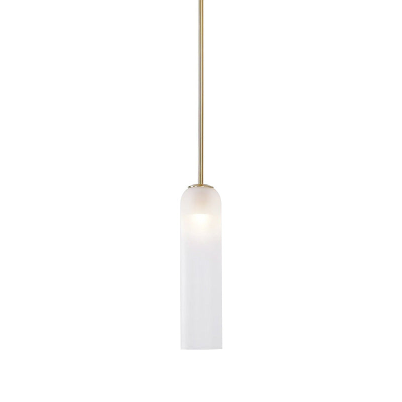 Mouth-Blown Long Tube Glass Pendant Light
