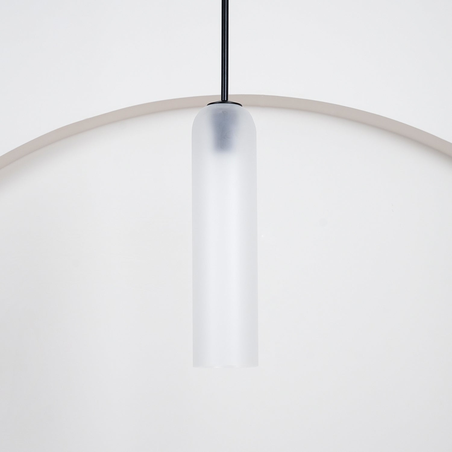 Mouth-Blown Long Tube Glass Pendant Light