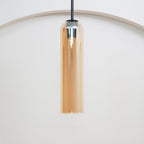 Mouth-Blown Long Tube Glass Pendant Light