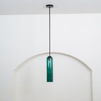 Mouth-Blown Long Tube Glass Pendant Light