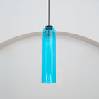 Mouth-Blown Long Tube Glass Pendant Light