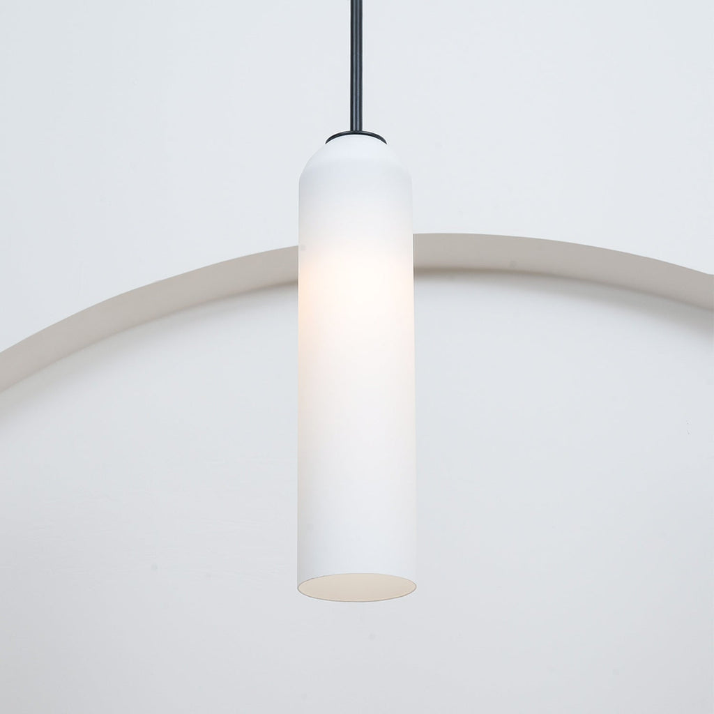 Mouth-Blown Long Tube Glass Pendant Light