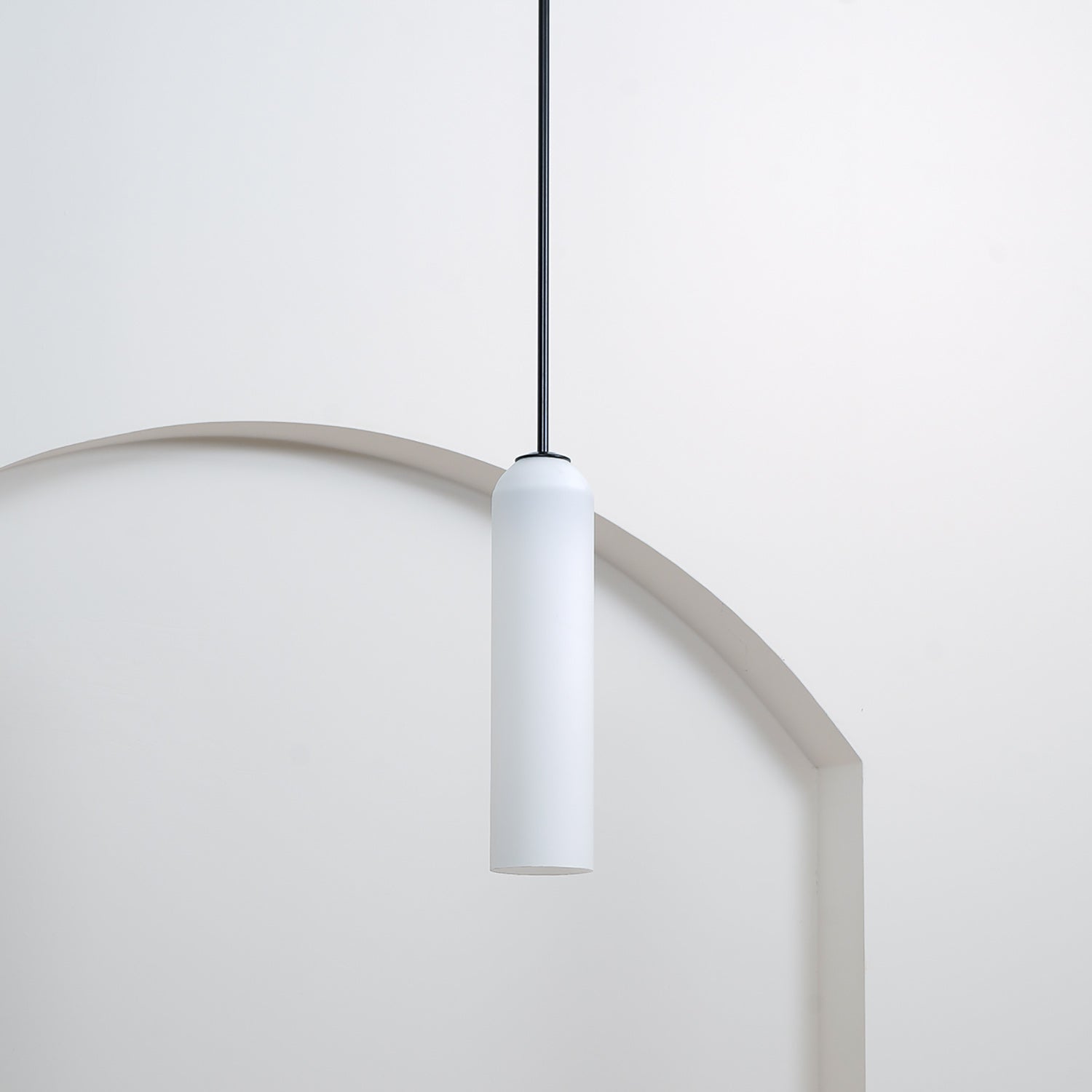 Mouth-Blown Long Tube Glass Pendant Light