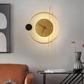 Loriva: Round LED Wall Light in Clock Design – for Bedrooms & Living Rooms