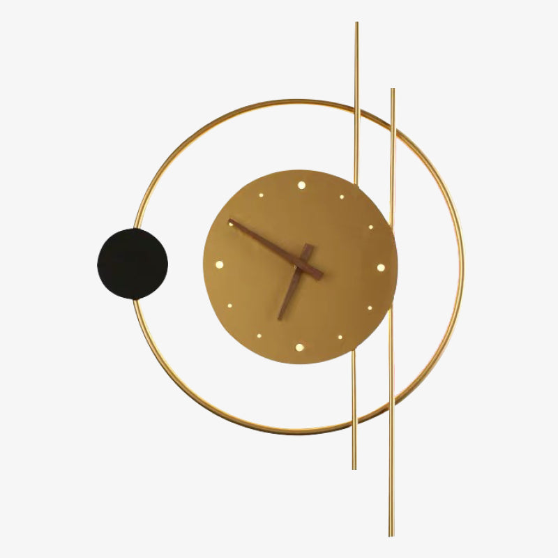Loriva: Round LED Wall Light in Clock Design – for Bedrooms & Living Rooms
