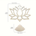 LotusForm: Modern Wall Shelf – Stable, Stylish & Floating in Floral Design for Office & Home
