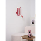 Curved Instrument-Inspired Metal Wall Lamp