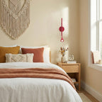 Curved Instrument-Inspired Metal Wall Lamp