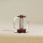 Ringed Glass Globe Perforated Cylinder Table Lamp
