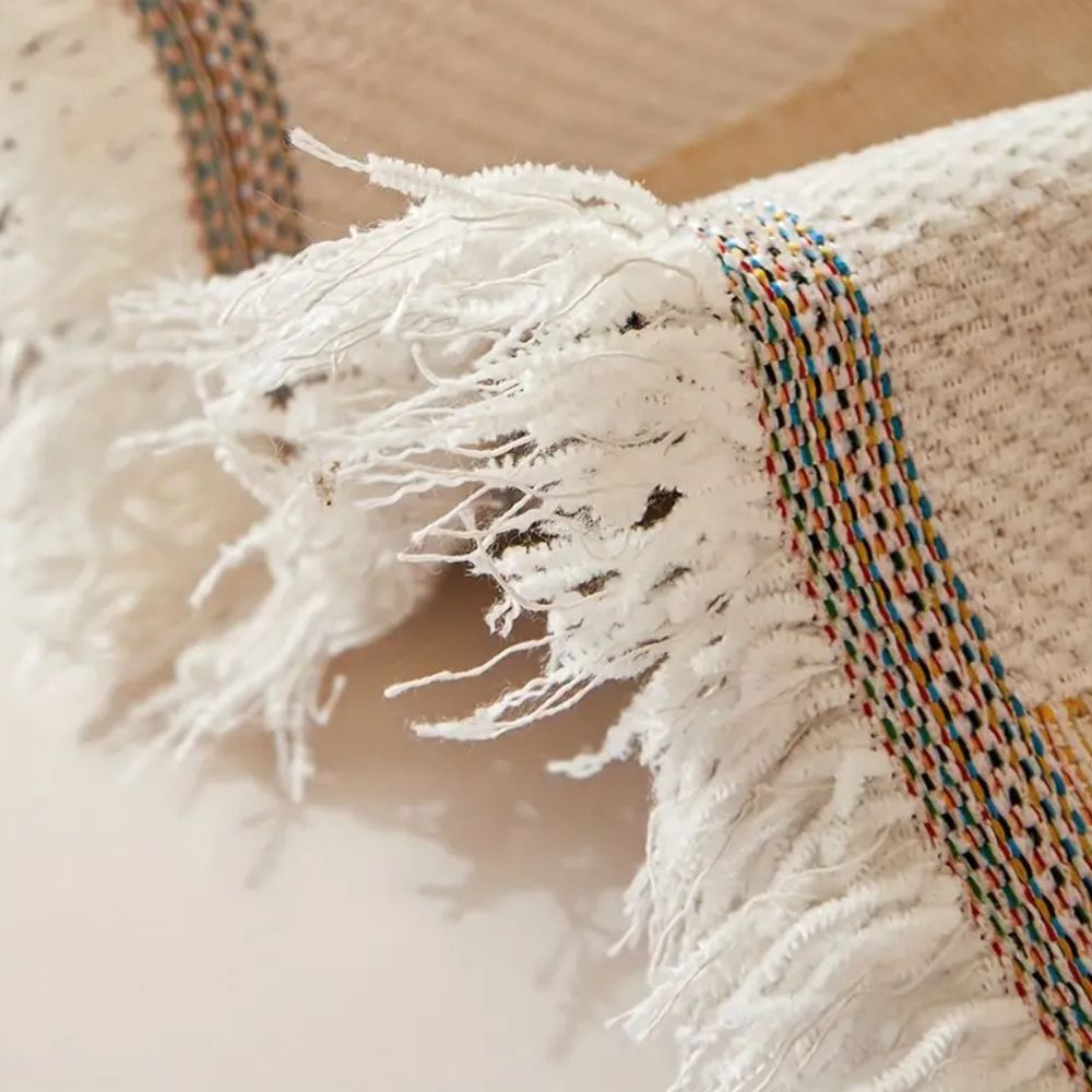 AirBlossom: Sofa Cover in Chenille Boho Design with Decorative Texture & Cozy Comfort – for Sofa & Living Room