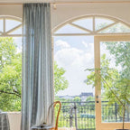AiryCharm: Semi-Transparent Curtains in Stripe Look with Tassels – Decorative & Easy to Care for Living Areas