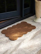 Bela Doormat | Scalloped Design, Durable Natural Fiber