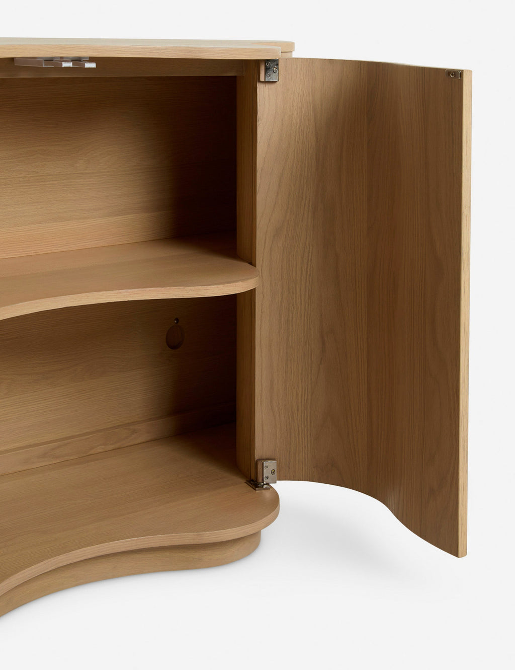 Cora Sideboard | Half-Moon Design, Natural Wood Grain