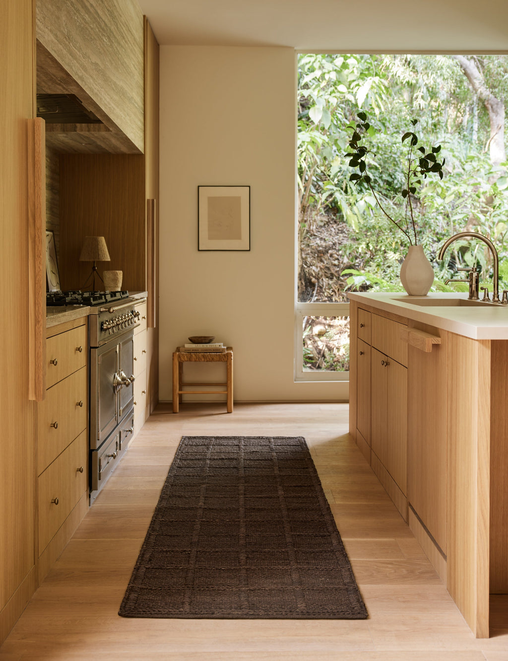 Haven Jute Rug | Textured Grid Design, Luxe Earth Tones