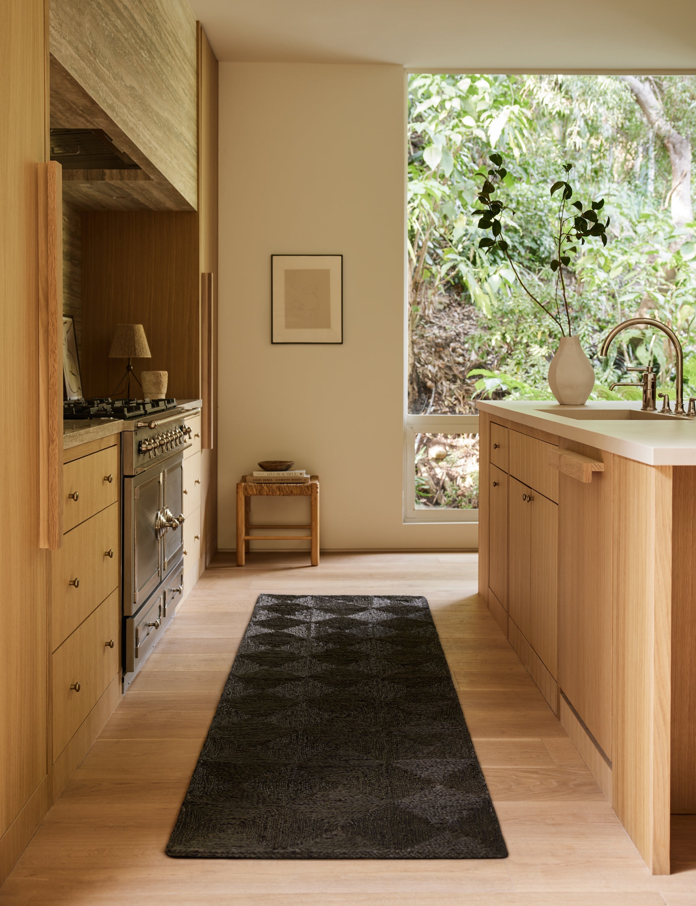 Haven Handmade Jute Rug | Handwoven Grid Design by Jake Arnold