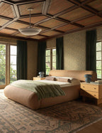 Pendo Rounded Platform Bed | Custom Upholstery, Low-Slung Design