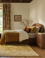 Astra Velvet Sham | Luxurious Quilted Texture