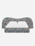 Clara Platform Bed | Extended Headboard, Bespoke Upholstery