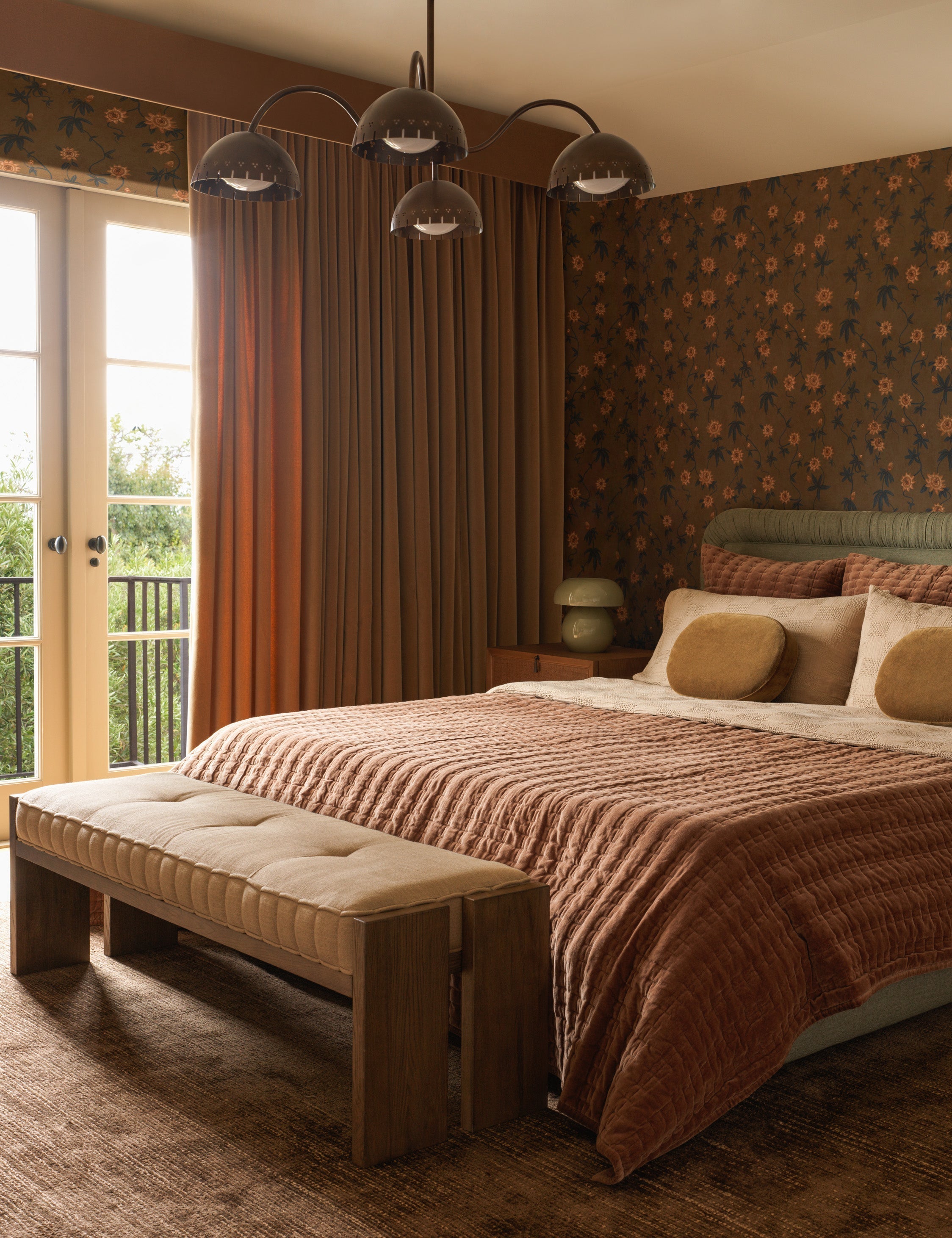 Aveline Velvet Quilt | Luxurious Textured Bedding