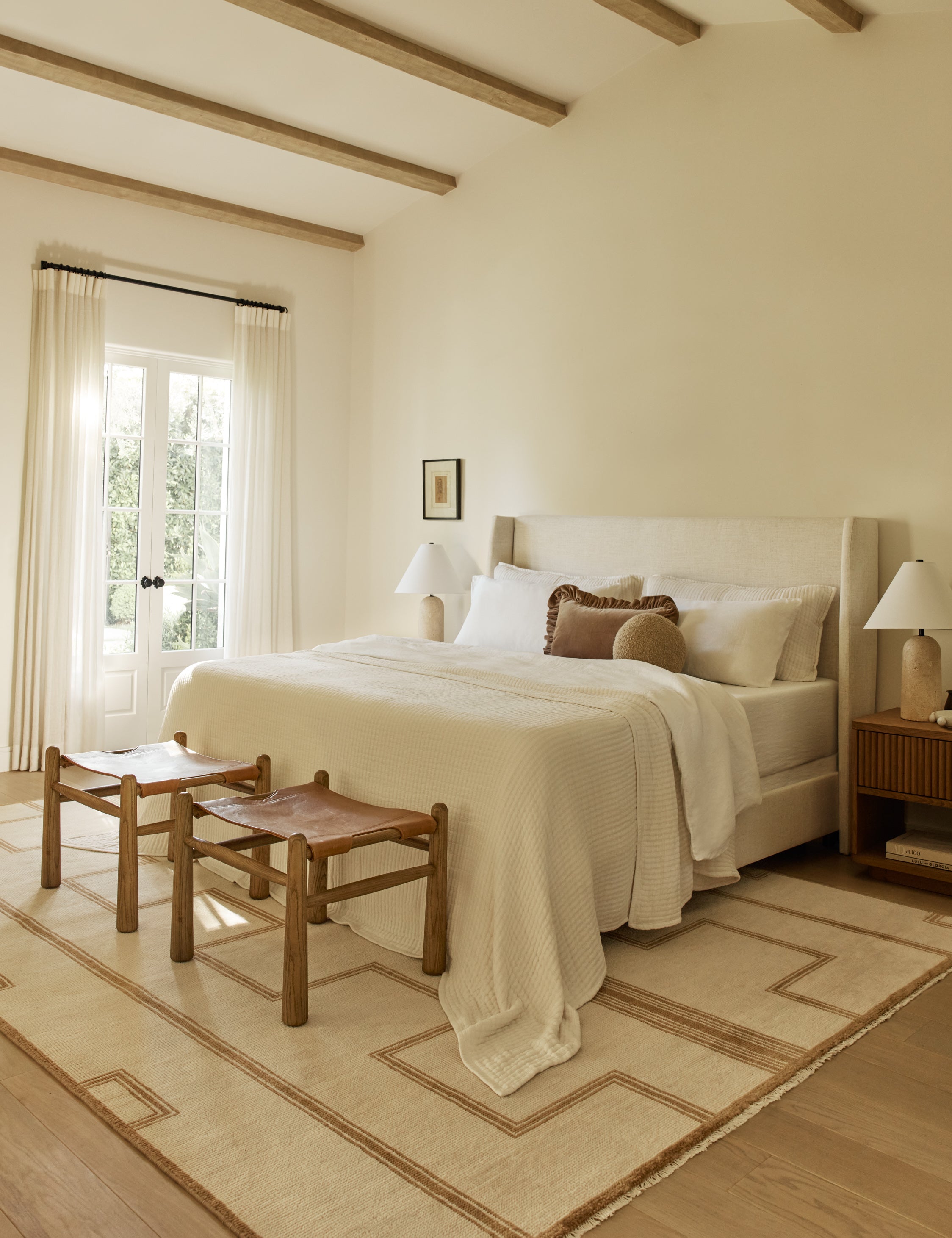 Milo Duvet Cover | European Flax Linen, Button Closures