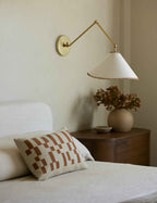 Belo Mosaic Embroidered Pillow | Linen, Organic Motif