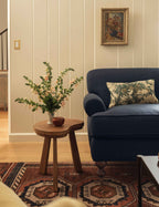 Luna Side Table | Sculpted Top, Angled Legs
