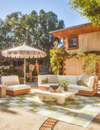 Litto Striped Outdoor Pillow | Exclusive Collaboration by Sarah Sherman Samuel