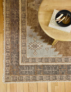 Kairo Wool Rug | Hand-Knotted, Low-Pile Geometric Design