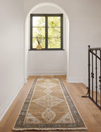 Kairo Wool Rug | Hand-Knotted, Low-Pile Geometric Design
