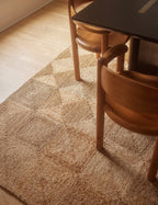 Haven Handmade Jute Rug | Handwoven Grid Design by Jake Arnold