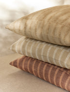 Tessera Throw Pillow | Offset Stripe Motif, Modern Design
