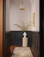 Juno Pendant Light | Floral Print Pleated Shade