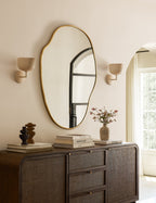 Pivo Puddle Mirror | Slim Frame, Organic Shape